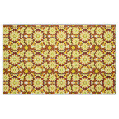 Tissu Motif Mandala, tons marron et or (Fat Quarter)