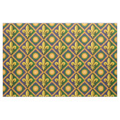 Tissu Motif mardi à la fleur de lis dorée (Fat Quarter)