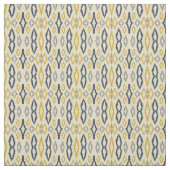 Tissu Motif marocain Ikat Blue Yellow (Échantillon)