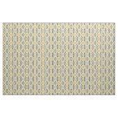 Tissu Motif marocain Ikat Blue Yellow (Fat Quarter)