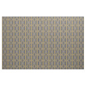 Tissu Motif marocain Ikat Blue Yellow Grey (Fat Quarter)