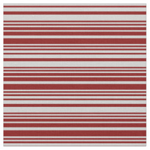 Tissu Motif Maroon & Gris clair