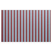 Tissu Motif Maroon & Sky Blue Lines (Fat Quarter)