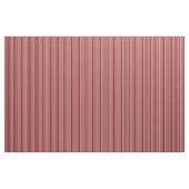 Tissu Motif marron et blanc rayé/lin (Yard)