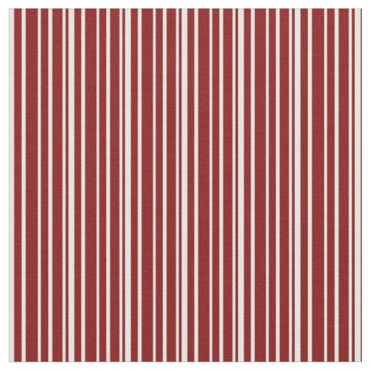 Tissu Motif marron et blanc rayé/lin (Fermer)