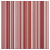 Tissu Motif marron et blanc rayé/lin (Échantillon)