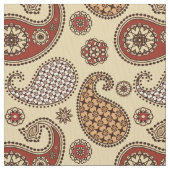 Tissu Motif, marron, tan et beige (fermé)