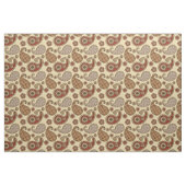 Tissu Motif, marron, tan et beige (Fat Quarter)