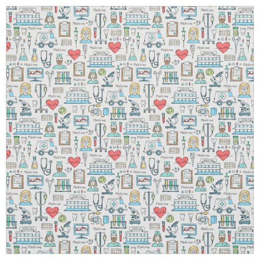 Tissu Motif Médicale de conception (Échantillon)
