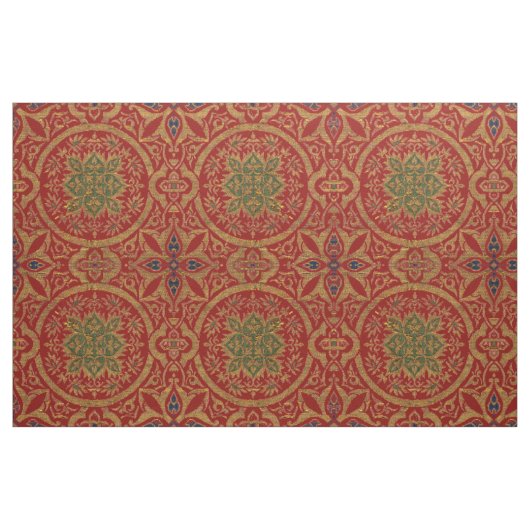 Tissu Motif médiéval d'Espagne (Fat Quarter)