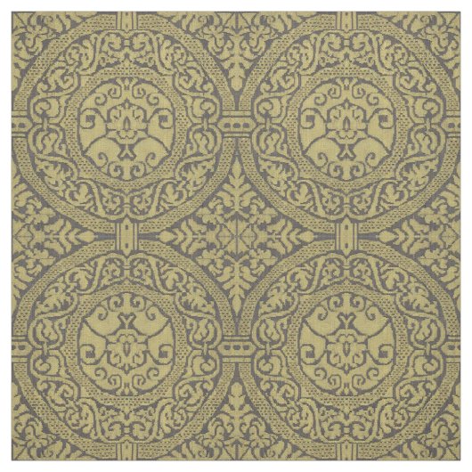 Tissu Motif médiéval du 16e siècle (Échantillon)