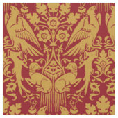 Tissu Motif Médiéval Hawk Et Hound (Fermer)