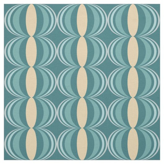 Tissu Motif Melon moderne du milieu du siècle (Échantillon)