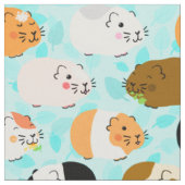 Tissu Motif mignon de cochon d'Inde (Fermer)