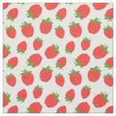 Tissu Motif mignon de fraise (Échantillon)