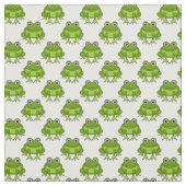 Tissu Motif mignon de grenouille (Échantillon)