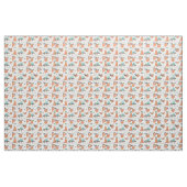 Tissu Motif mignon de paresse (Fat Quarter)