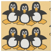 Tissu Motif mignon de pingouins (Fermer)