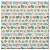 Tissu Motif mignon de pomme (Échantillon)