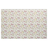 Tissu Motif mignon de scène de plage (Fat Quarter)