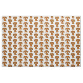 Tissu Motif mignon de teckel (Yard)