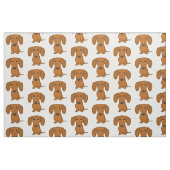 Tissu Motif mignon de teckel (Fat Quarter)