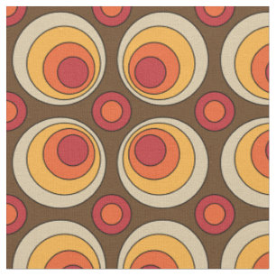 Tissu Motif Mod Vintage rétro