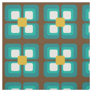 Tissu Motif Mod Vintage rétro