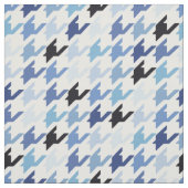 Tissu motif mode bleu et blanc (Échantillon)
