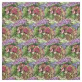 Tissu Motif Modèle à pâte rose bleue Hydrangea (Échantillon)