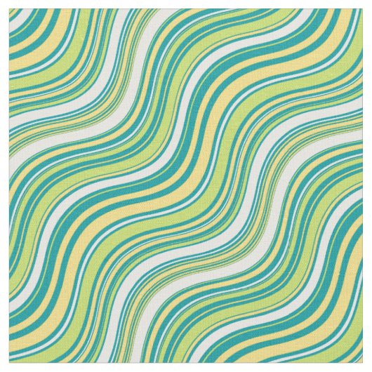 Tissu Motif moderne Boho tissé vert (Fermer)