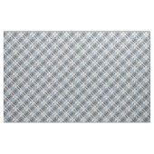 Tissu Motif moderne de plaid bleu-clair et gris (Yard)