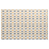 Tissu Motif moderne orange gris blanc rayé (Yard)