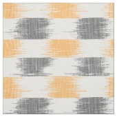 Tissu Motif moderne orange gris blanc rayé (Échantillon)