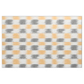 Tissu Motif moderne orange gris blanc rayé (Fat Quarter)