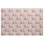Tissu Motif Moo Car (Fat Quarter)