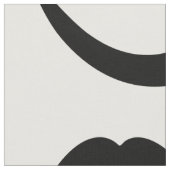 Tissu Motif Moustache (Fermer)