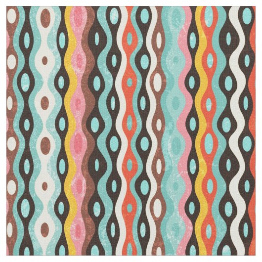 Tissu Motif multicolore abstrait (Fermer)