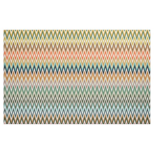 Tissu Motif multicolore Zigzag (Yard)