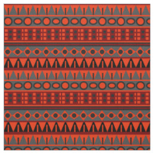 Tissu motif natif aztèque