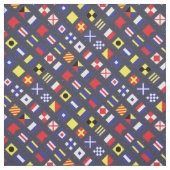 Tissu Motif nautique de drapeau (Échantillon)