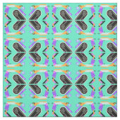 Tissu Motif néon des années 90 (Échantillon)