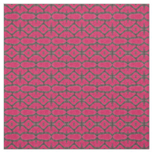 Tissu Motif noir assez rose