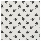 Tissu Motif noir blanc de la graduation (Échantillon)