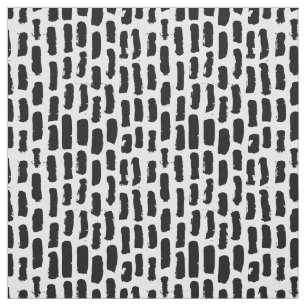 Tissu Motif noir de courses de brosse