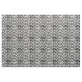 Tissu Motif noir de courses de brosse (Fat Quarter)