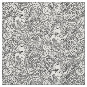 TISSU MOTIF NOIR ET BLANC (Échantillon)