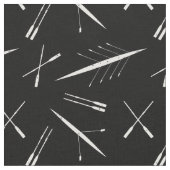 Tissu Motif noir et blanc (Fermer)