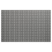 Tissu Motif noir et blanc de cercle (Fat Quarter)