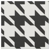 Tissu Motif noir et blanc Houndstooth (Fermer)